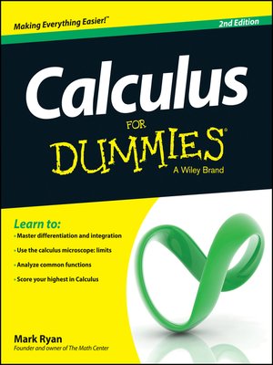 cover image of Calculus For Dummies